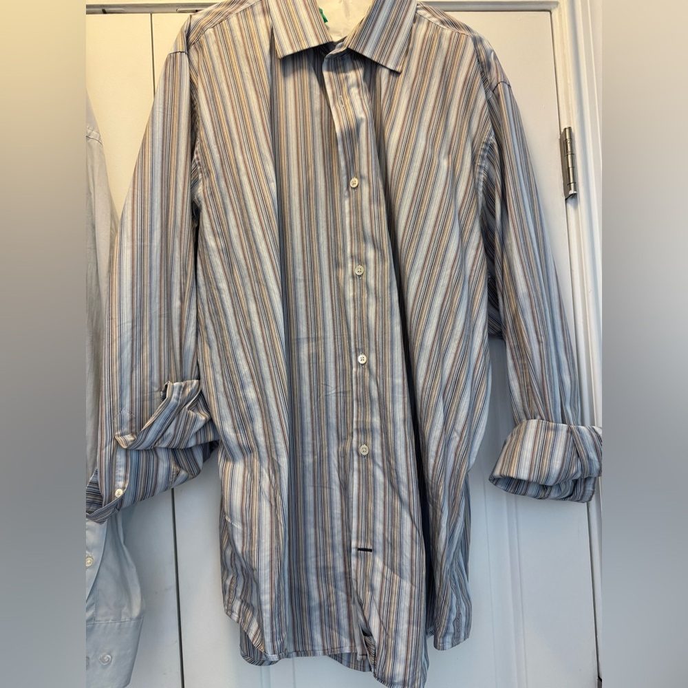 Banana Republic striped button down